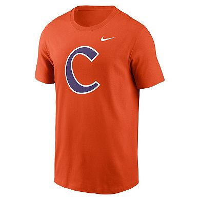 Men's Nike Orange Clemson Tigers Baseball Logo T-Shirt