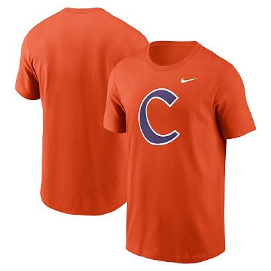Men's Nike Orange Clemson Tigers Baseball Logo T-Shirt