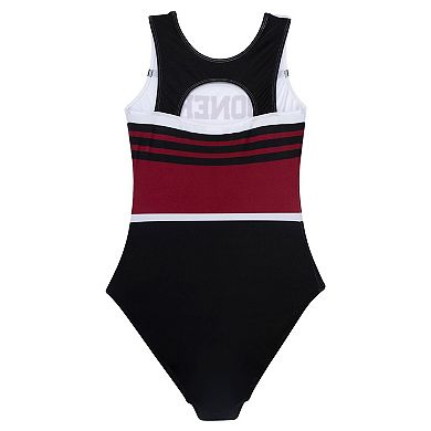 Youth White Oklahoma Sooners Elite Spirit Leotard