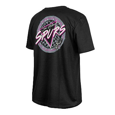 ��New Era Black San Antonio Spurs Glow-in-the-Dark T-Shirt
