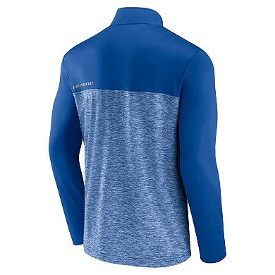 Men's Fanatics Blue St. Louis Blues Iconic Defender Quarter-Zip Jacket