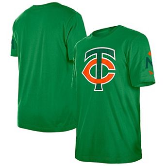 Men's New Era Kelly Green Minnesota Twins St. Patrick's Day Shamrock Fill T-Shirt