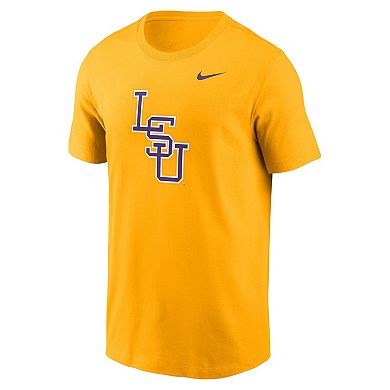 Men's Nike Gold LSU Tigers Baseball Logo T-Shirt