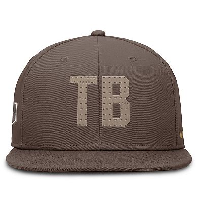 Men's Nike Brown Tampa Bay Rays True Statement 20th Anniversary Performance Fitted Hat