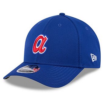 Men's New Era Blue Atlanta Braves 2025 MLB Clubhouse 9FORTY M-Crown Adjustable Hat