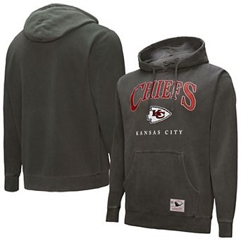 ��Mitchell & Ness Gray Kansas City Chiefs Pullover Hoodie