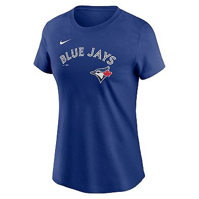 Women's Nike Vladimir Guerrero Jr. Royal Toronto Blue Jays Fuse Name & Number T-Shirt