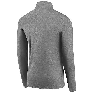 Men's Nike Gray Texas Rangers Team Logo Element Performance Half-Zip Pullover Jacket