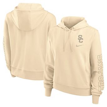 Women's Nike Tan USC Trojans One Pullover Hoodie