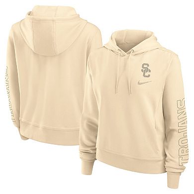 Women's Nike Tan USC Trojans One Pullover Hoodie