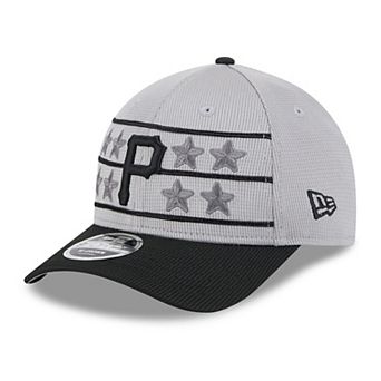 Men's New Era Gray/Black Pittsburgh Pirates 2025 Batting Practice 9FORTY M-Crown Adjustable Hat