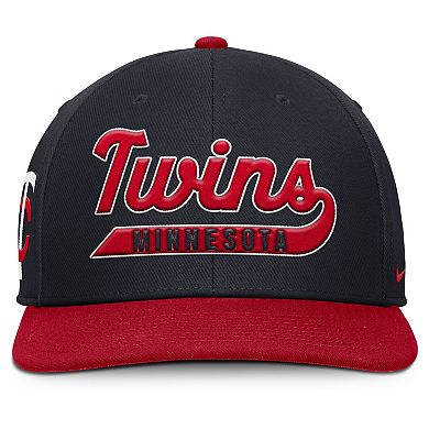 Men's Nike Navy/Red Minnesota Twins Pro Performance Snapback Hat