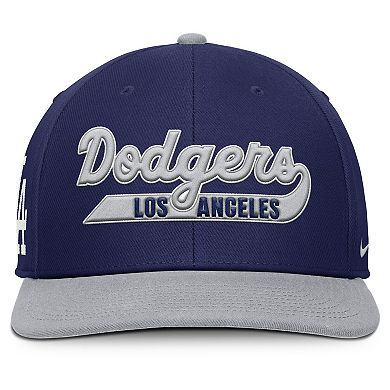 Men's Nike Navy/Gray Los Angeles Dodgers Pro Performance Snapback Hat