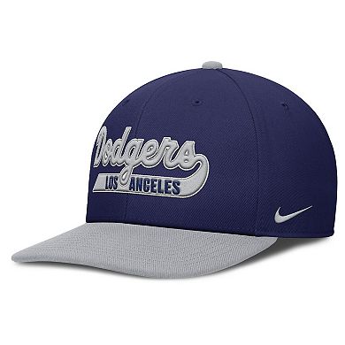 Men's Nike Navy/Gray Los Angeles Dodgers Pro Performance Snapback Hat