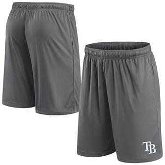 Men's Fanatics Gray Tampa Bay Rays Primary Logo Shorts