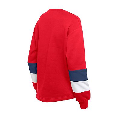 Women's New Era Red St. Louis Cardinals Game Day Color Pullover Sweatshirt