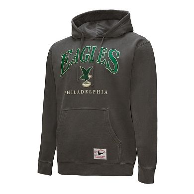 ��Mitchell & Ness Gray Philadelphia Eagles Slot Pullover Hoodie