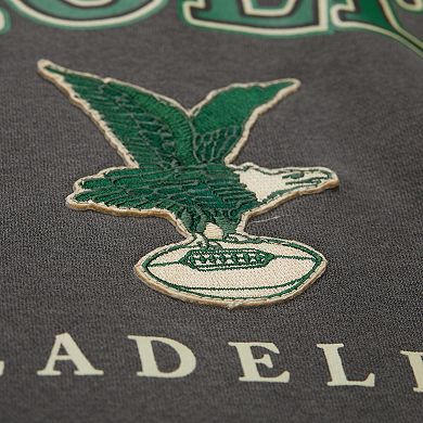 ��Mitchell & Ness Gray Philadelphia Eagles Slot Pullover Hoodie