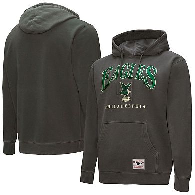 ��Mitchell & Ness Gray Philadelphia Eagles Slot Pullover Hoodie