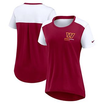 Women's�Nike Burgundy Washington Commanders Performance Fashion T-Shirt