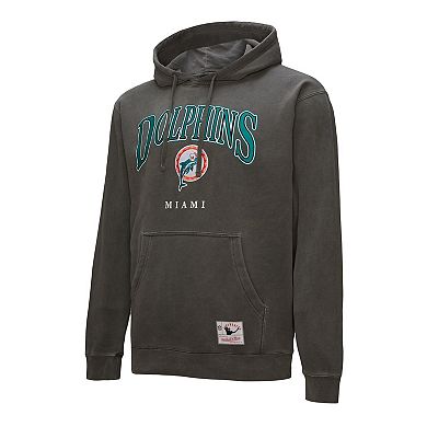 ��Mitchell & Ness Gray Miami Dolphins Slot Pullover Hoodie