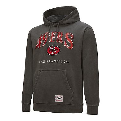 Men's Mitchell & Ness Gray San Francisco 49ers Slot Pullover Hoodie