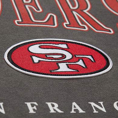 Men's Mitchell & Ness Gray San Francisco 49ers Slot Pullover Hoodie