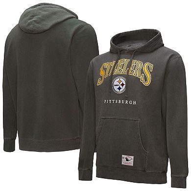 Mitchell & Ness Gray Pittsburgh Steelers Slot Pullover Hoodie