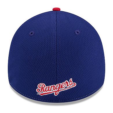Men's New Era Royal/Red Texas Rangers 2025 MLB Clubhouse 39THIRTY Flex Hat
