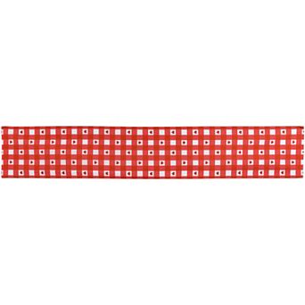 72" Checkered Heart Valentine's Day Table Runner