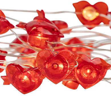 20-Count Valentine's Day Heart and Arrow LED Fairy Lights 6.25ft Copper Wire