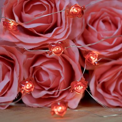 20-Count Valentine's Day Heart and Arrow LED Fairy Lights 6.25ft Copper Wire