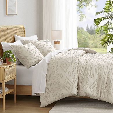 510 Design Gigi Boho Tufted Geometric Comforter Set