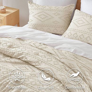 510 Design Gigi Boho Tufted Geometric Comforter Set
