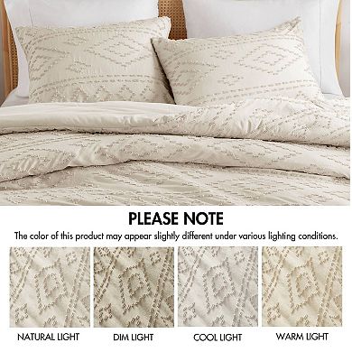 510 Design Gigi Boho Tufted Geometric Comforter Set