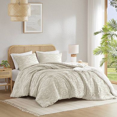 510 Design Gigi Boho Tufted Geometric Comforter Set