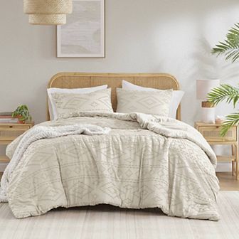 510 Design Gigi Boho Tufted Geometric Comforter Set