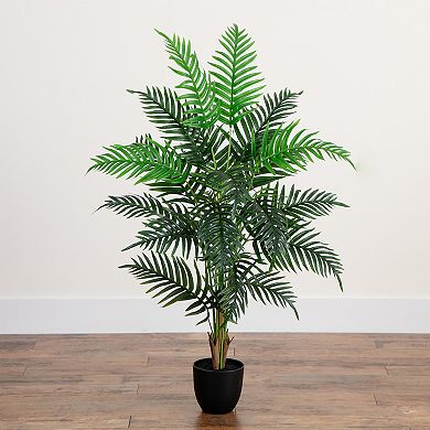 nearly natural 4-ft. Artificial Areca Palm Tree Floor Decor
