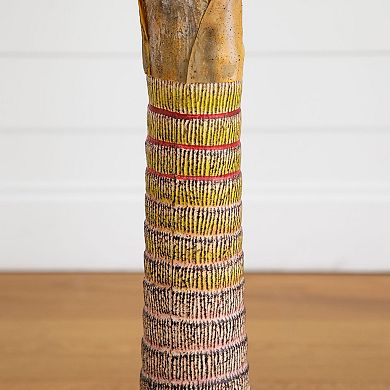 Nearly Natural 4 ft. Artificial Coconut Palm Tree