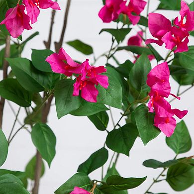 nearly natural 8-ft. Artificial Bougainvillea Tree Floor Decor