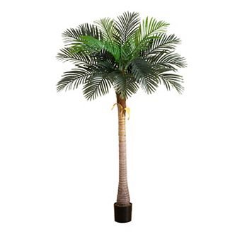 nearly natural 7-ft. Artificial Coconut Palm Tree Floor Decor