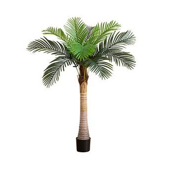nearly natural 5-ft. Artificial Coconut Palm Tree Floor Decor