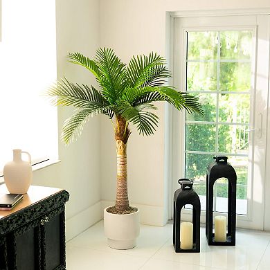 nearly natural 5-ft. Artificial Coconut Palm Tree Floor Decor