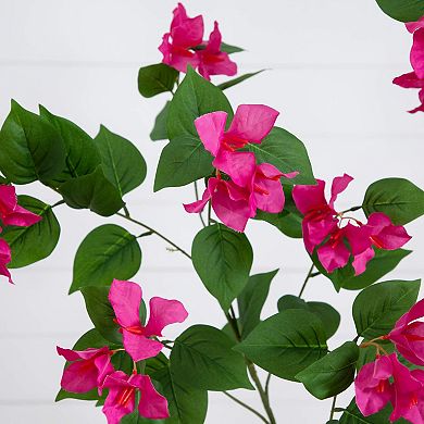 nearly natural 6-ft. Artificial Bougainvillea Tree Floor Decor