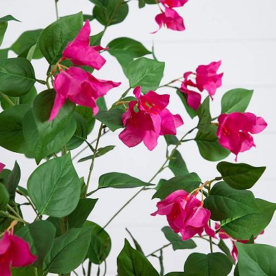 nearly natural 6-ft. Artificial Bougainvillea Tree Floor Decor