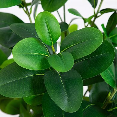 nearly natural 6-ft. Artificial Audrey Ficus Tree Floor Decor