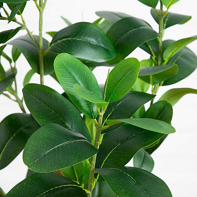 nearly natural 4-ft. Artificial Audrey Ficus Tree Floor Decor