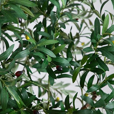 nearly natural 8-ft. Grand Artificial Olive Tree Floor Decor