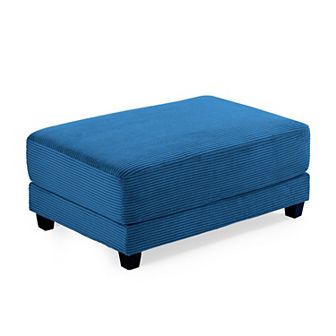 SERWALL Oversized Corduroy Ottoman