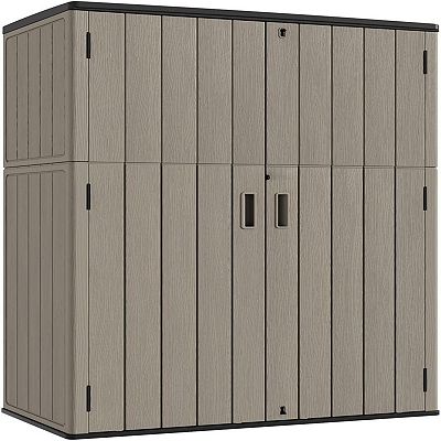 Outdoor Storage Cabinet Weather Resistant with Large Capacity